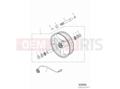 Front Wheel - Triumph SPRINT ST 139277 > 208166 2004