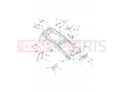 Rear Mudguard & Battery Box - Triumph SPRINT ST 139277 > 208166 2004