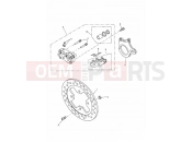 Rear Brake Caliper & Disc - Triumph SPRINT ST 139277 > 208166 2004