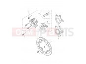 Triumph 2010 SPRINT ST 208167 > Rear Brake Caliper & Disc