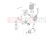 Triumph 2012 SPRINT GT Starter & Alternator