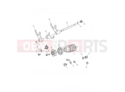 Triumph 2012 SPRINT GT Gear Selector Drum Eng No 563847 >