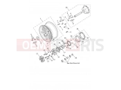 Triumph 2020 ROCKET 3 R Rear Wheel, Final Drive