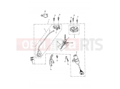 Triumph 2010 ROCKET III, CLASSIC & ROADSTER Ignition Switch & Lock Set 343681