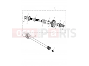 Triumph 2011 ROCKET III, CLASSIC & ROADSTER Transmission Damper, Drive Shaft