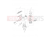 Triumph 2014 THUNDERBIRD LT Rear Brake Master Cylinder...