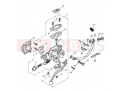 Triumph 2012 BONNEVILLE T100 EFI Front Brake Master Cylinder & Ho