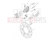 Triumph 2012 BONNEVILLE T100 EFI Front Brake Caliper & Discs