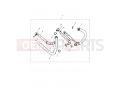 Triumph 2016 BONNEVILLE T100 Exhaust Header, Pair, Black