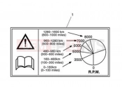 Triumph 2016 BONNEVILLE T100 Warning Labels