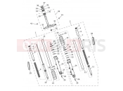 Triumph 2021 BONNEVILLE T120 Front Forks & Lower Yoke