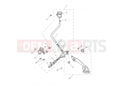 Triumph 2017 STREET SCRAMBLER Rear Brake Master Cylinder...