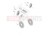 Triumph 2021 SCRAMBLER 1200 XC Front Brake Caliper & Discs