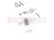 Triumph 2019 TIGER 800 XCA 855532 > Rear Wheel & Final Drive