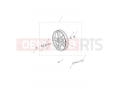Triumph 2018 TIGER 800 XRT 855532 > Front Wheel