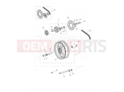 Triumph 2019 TIGER 800 XRT 855532 > Rear Wheel & Final Drive