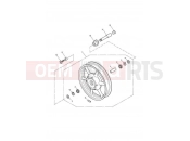 Triumph 2006 SPEEDMASTER CARBS Front Wheel
