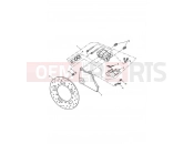 Triumph 2007 SPEEDMASTER CARBS Rear Brake Caliper & Disc