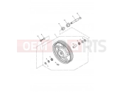 Triumph 2014 SPEEDMASTER EFI Front Wheel 469050