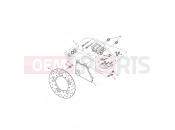 Triumph 2007 SPEEDMASTER EFI Rear Brake Caliper & Disc
