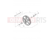Triumph 2008 SPEEDMASTER EFI Front Wheel 469051