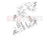 Triumph 2021 TIGER 900 GT Footrests & Control Plates