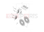 Triumph 2019 TIGER 1200 XCA Front Brake Caliper & Discs