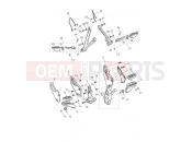 Triumph 2020 TIGER 1200 XRX Footrests & Mountings
