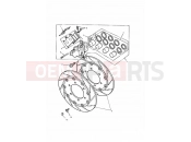 Triumph 2001 TROPHY 29156 > Front Brake Caliper & Discs