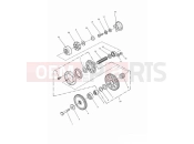 Triumph 1994 TROPHY > 29155 Alternator & Starter Drive Gears