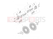 Triumph 2020 SPEED TWIN Front Brake Caliper & Discs