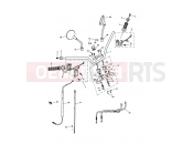 Triumph 2006 SCRAMBLER CARB Handlebars, Top Yoke...