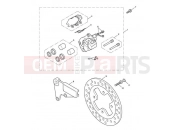 Triumph 2011 SCRAMBLER EFI Rear Brake Caliper & Disc