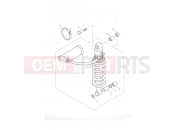Triumph 2002 TT600 Rear Suspension Unit
