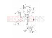 Triumph 2002 TT600 Rear Brake Master Cylinder