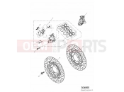 Triumph 2003 TT600 Front Brake Caliper & Discs