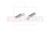 Triumph 2021 BONNEVILLE BOBBER Rear Footrest, Pair