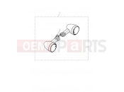 Triumph 2021 BONNEVILLE BOBBER LED Indicator Kit, D64 Med, 450 Lead
