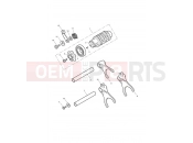 Triumph 2012 STREET TRIPLE > 560476 Gear Selector Drum