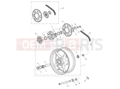Triumph 2012 STREET TRIPLE > 560476 Rear Wheel & Final Drive