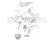 Triumph 2013 STREET TRIPLE 560477 > Fuel Tank, Fuel Pump & Fittings