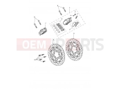 Front Brake Caliper & Disc - Triumph Street Triple RS > 966534 2021