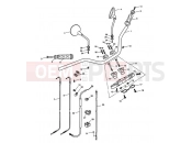 TRIUMPH AMERICA EFI Handlebars, Top Yoke, Cables & Mirrors 468390