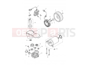 Triumph 2007 AMERICA EFI Alternator & Starter Motor