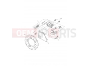 Triumph 2007 AMERICA EFI Rear Brake Caliper & Disc