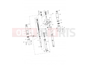 Triumph 2008 AMERICA EFI Front Forks & Lower Yoke 468391