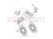Triumph 2008 Tiger 1050 Front Brake Caliper & Discs