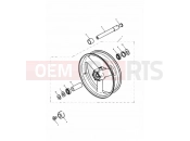 Triumph 2000 DAYTONA 595 / 955i Front Wheel