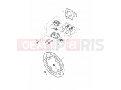 Triumph 2000 DAYTONA 595 / 955i Rear Brake Caliper & Disc