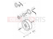 Triumph 2004 DAYTONA 955i 132513 > Rear Wheel/Final Drive Double sided swingarm